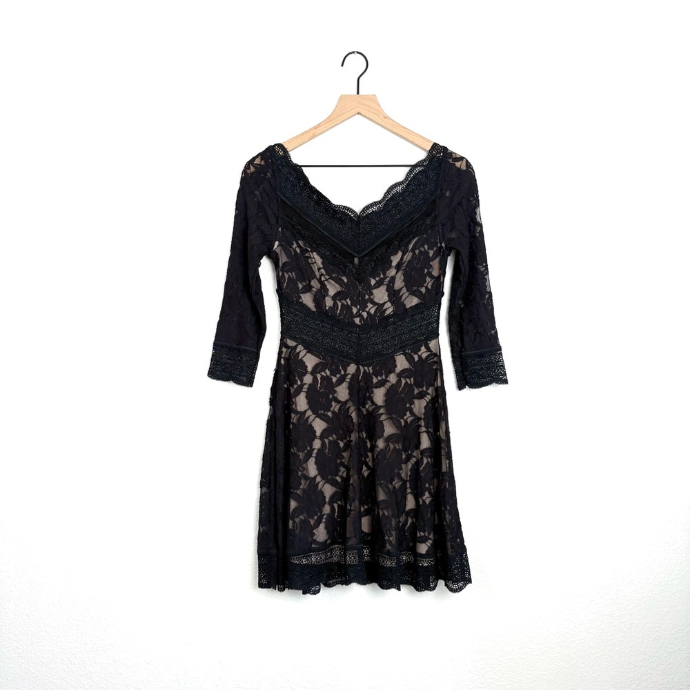 FP Navy Lace Dress